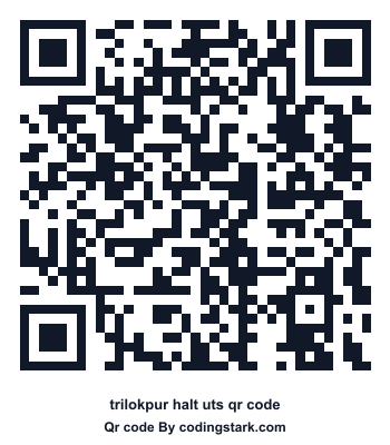 Trilokpur Halt UTS QR Code
