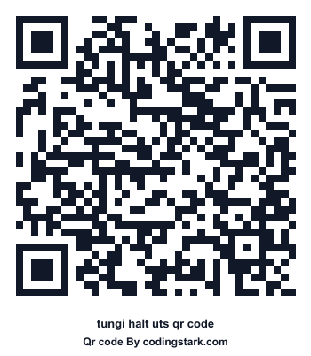 Tungi Halt UTS QR Code