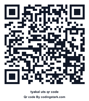 Tyakal UTS QR Code
