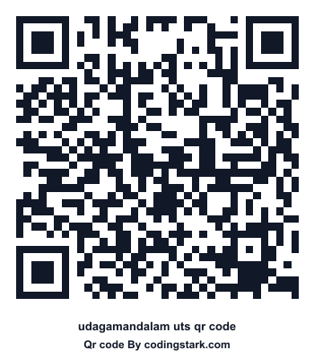 Udagamandalam UTS QR Code