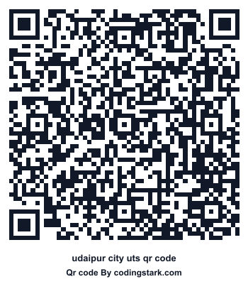 Udaipur City UTS QR Code