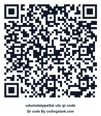 Udumalaippettai UTS QR Code