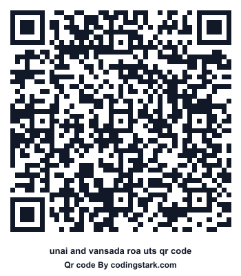 Unai And Vansada Roa UTS QR Code