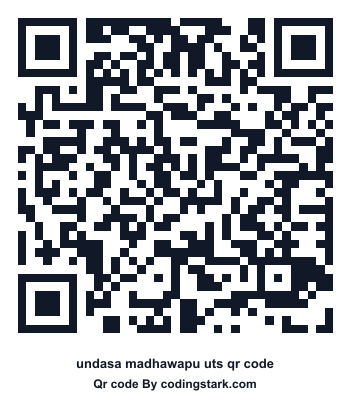 Undasa Madhawapu UTS QR Code