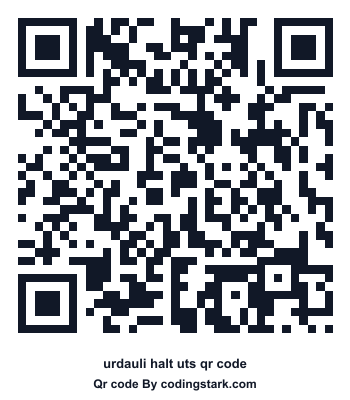 Urdauli Halt UTS QR Code