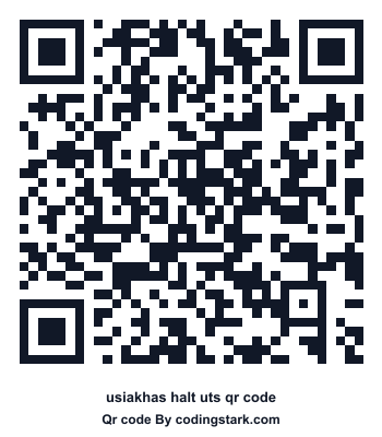 Usiakhas Halt UTS QR Code