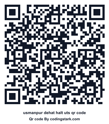 Usmanpur Dehat Halt UTS QR Code