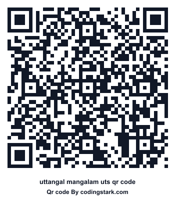 Uttangal Mangalam UTS QR Code