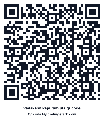 Vadakannikapuram UTS QR Code