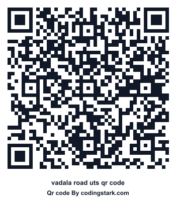 Vadala Road UTS QR Code