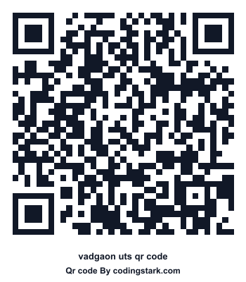 Vadgaon UTS QR Code