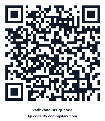 Vadhvana UTS QR Code