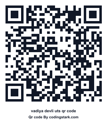 Vadiya Devli UTS QR Code