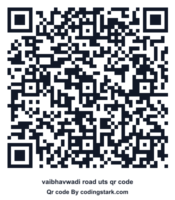 Vaibhavwadi Road UTS QR Code