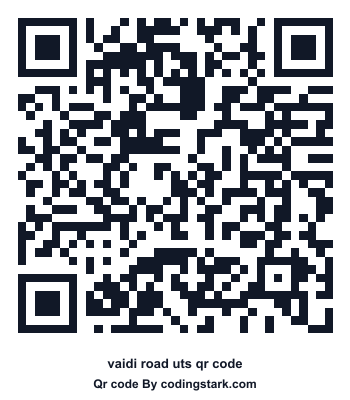 Vaidi Road UTS QR Code
