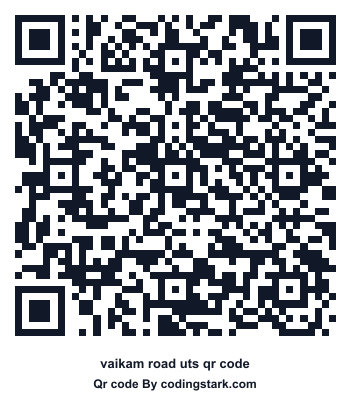 Vaikam Road UTS QR Code