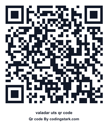 Valadar UTS QR Code