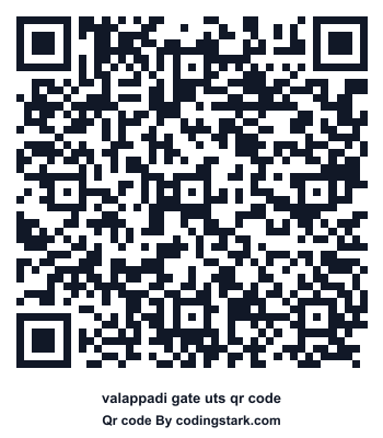 Valappadi Gate UTS QR Code