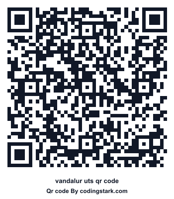 Vandalur UTS QR Code