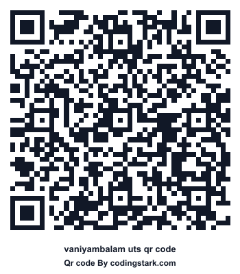 Vaniyambalam UTS QR Code