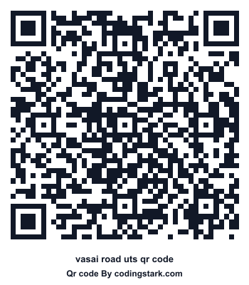 Vasai Road UTS QR Code