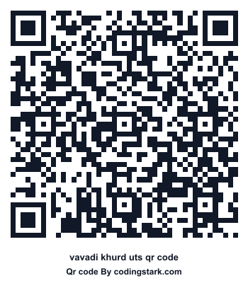 Vavadi Khurd UTS QR Code