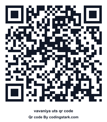 Vavaniya UTS QR Code