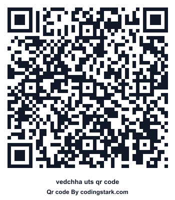 Vedchha UTS QR Code