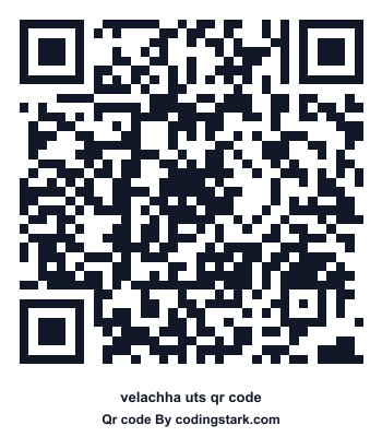 Velachha UTS QR Code