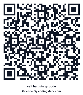 Veli Halt UTS QR Code