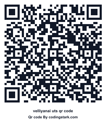 Velliyanai UTS QR Code