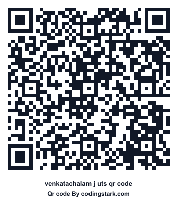Venkatachalam J UTS QR Code