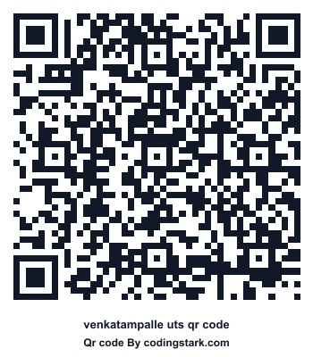 Venkatampalle UTS QR Code