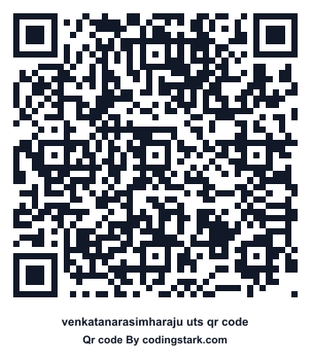 Venkatanarasimharaju UTS QR Code