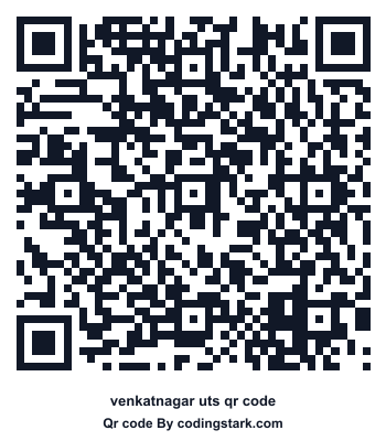 Venkatnagar UTS QR Code