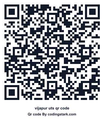 Vijapur UTS QR Code