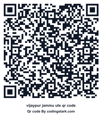 Vijaypur Jammu UTS QR Code