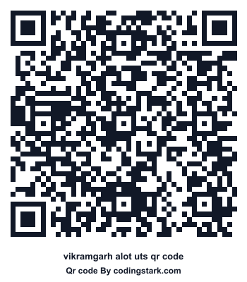 Vikramgarh Alot UTS QR Code