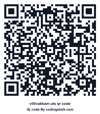 Villivakkam UTS QR Code