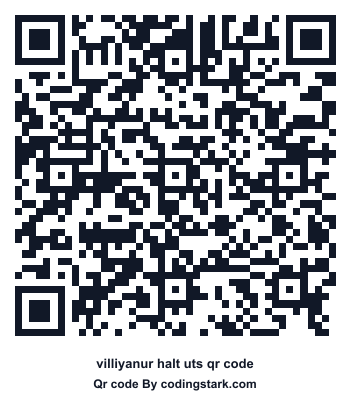 Villiyanur Halt UTS QR Code