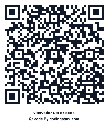 Visavadar UTS QR Code