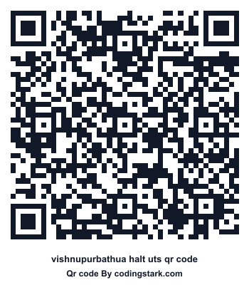 Vishnupurbathua Halt UTS QR Code
