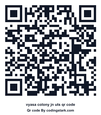 Vyasa Colony Jn UTS QR Code