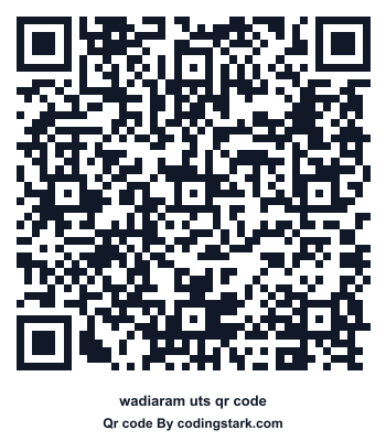 Wadiaram UTS QR Code