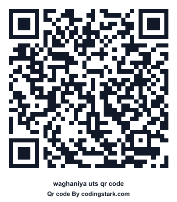 Waghaniya UTS QR Code