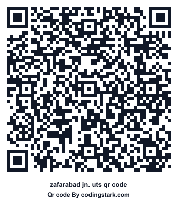 Zafarabad Jn. UTS QR Code