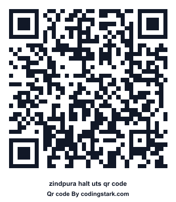 Zindpura Halt UTS QR Code